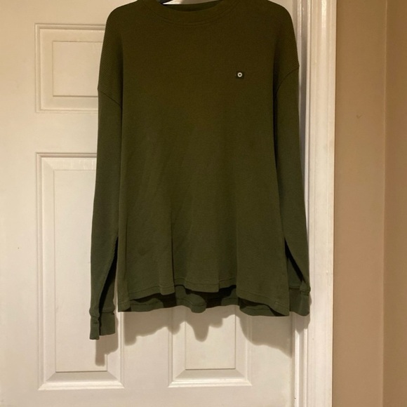 Vintage South Pole Green Thermal Long Sleeve Men’s Size Large Shirt - Picture 1 of 5